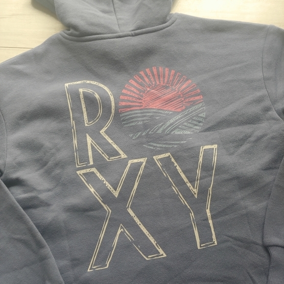 ROXY NEW girls Full Zip hooded Jacket - Picture 7 of 8